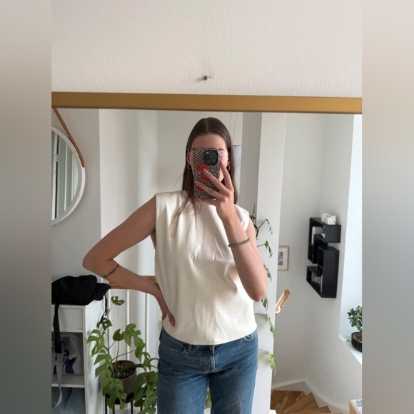Asos White Tank Top, S - Picture 1 of 3